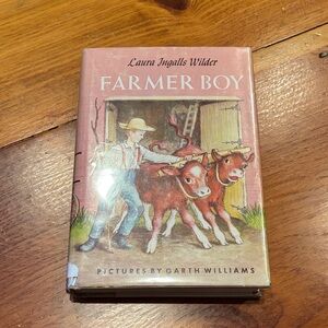 1961 FARMER BOY by Laura Ingalls Wilder HC Clear Dust Jacket Classic
